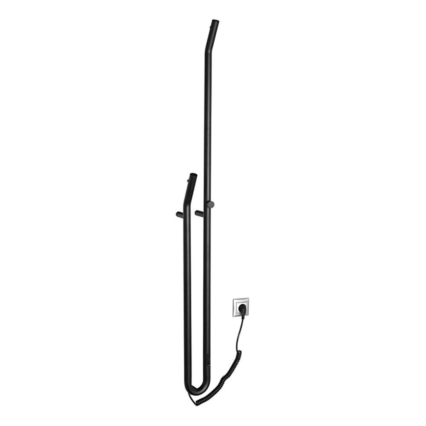 Sapho - Električno sušilo za ručnike s timerom DUOPASSO 45W/230V 170 cm mat crna