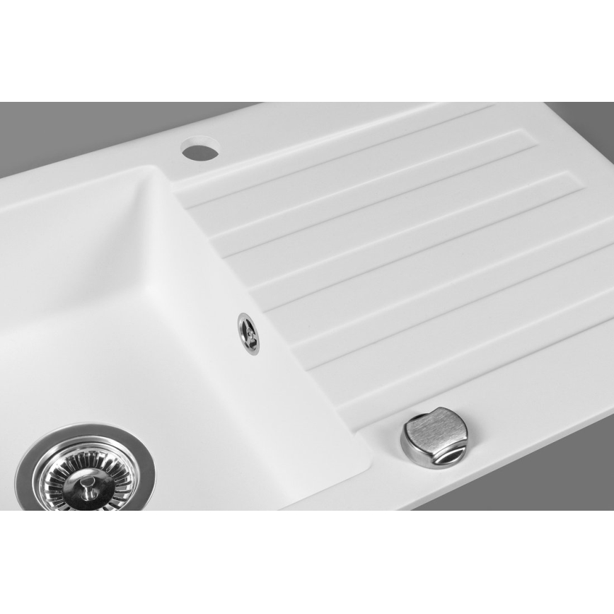 Sapho - Kuhinjski sudoper 78x44 cm granit/bijela