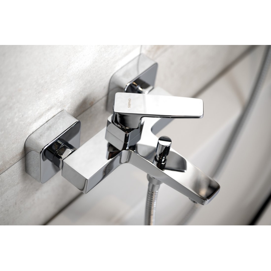 Sapho - Kupaonska miješalica za kadu TURSI polirani krom