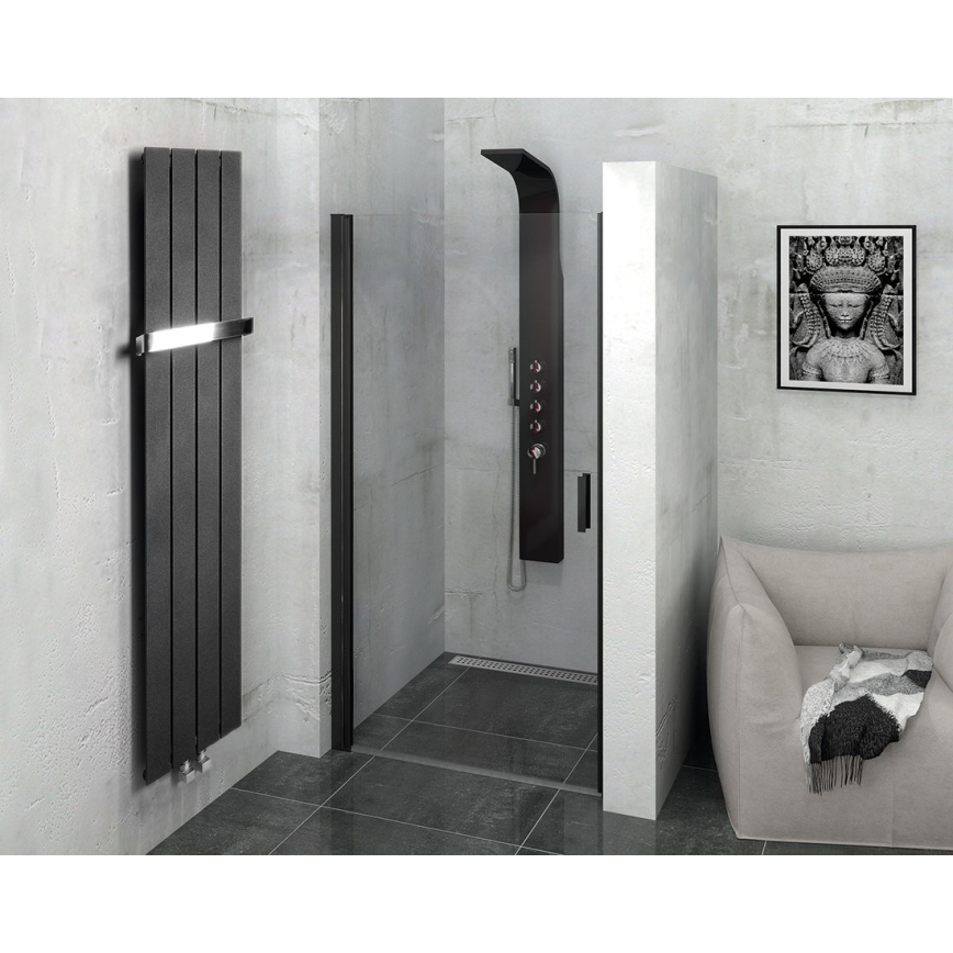 Sapho - Kupaonski radijator COLONNA 180x29 cm crni