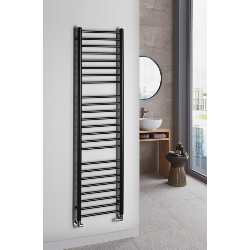 Sapho - Kupaonski radijator DINA 156x40 cm mat crne boje
