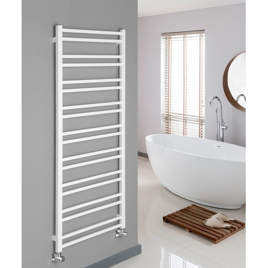 Sapho - Kupaonski radijator METRO DOS 143x55 cm mat bijele boje