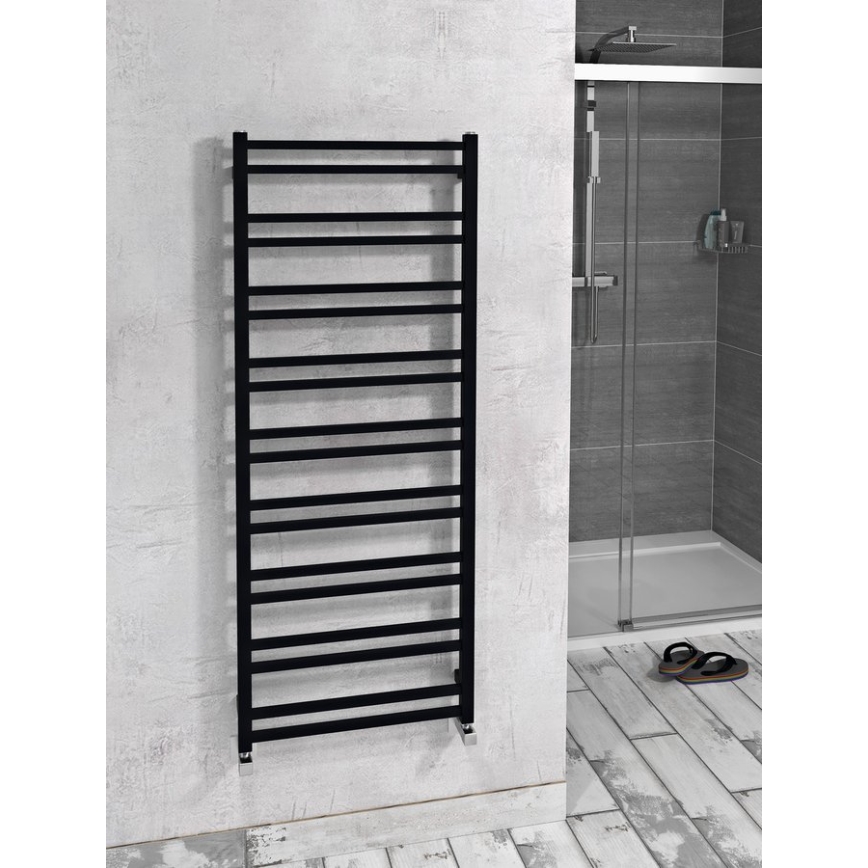 Sapho - Kupaonski radijator METRO DOS 476W/230V 55x143 cm mat crne boje
