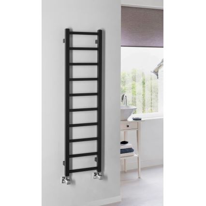 Sapho - Kupaonski radijator METRO LIGHT 114x30cm mat crne boje