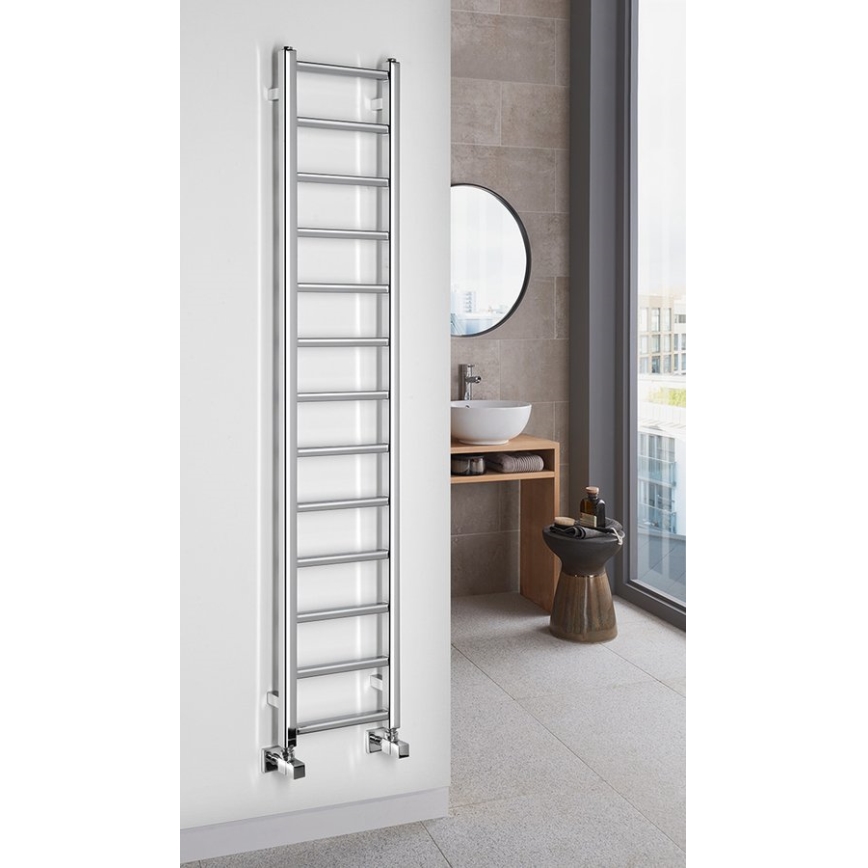 Sapho - Kupaonski radijator METRO LIGHT 150x30 cm sjajni krom
