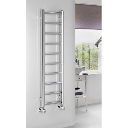 Sapho - Kupaonski radijator METRO LIGHT 211W/230V 30x114 cm sjajni krom