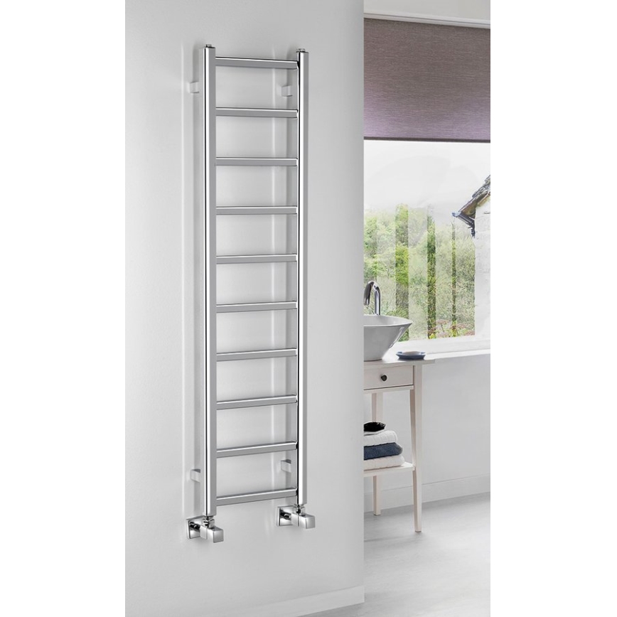 Sapho - Kupaonski radijator METRO LIGHT 211W/230V 30x114 cm sjajni krom