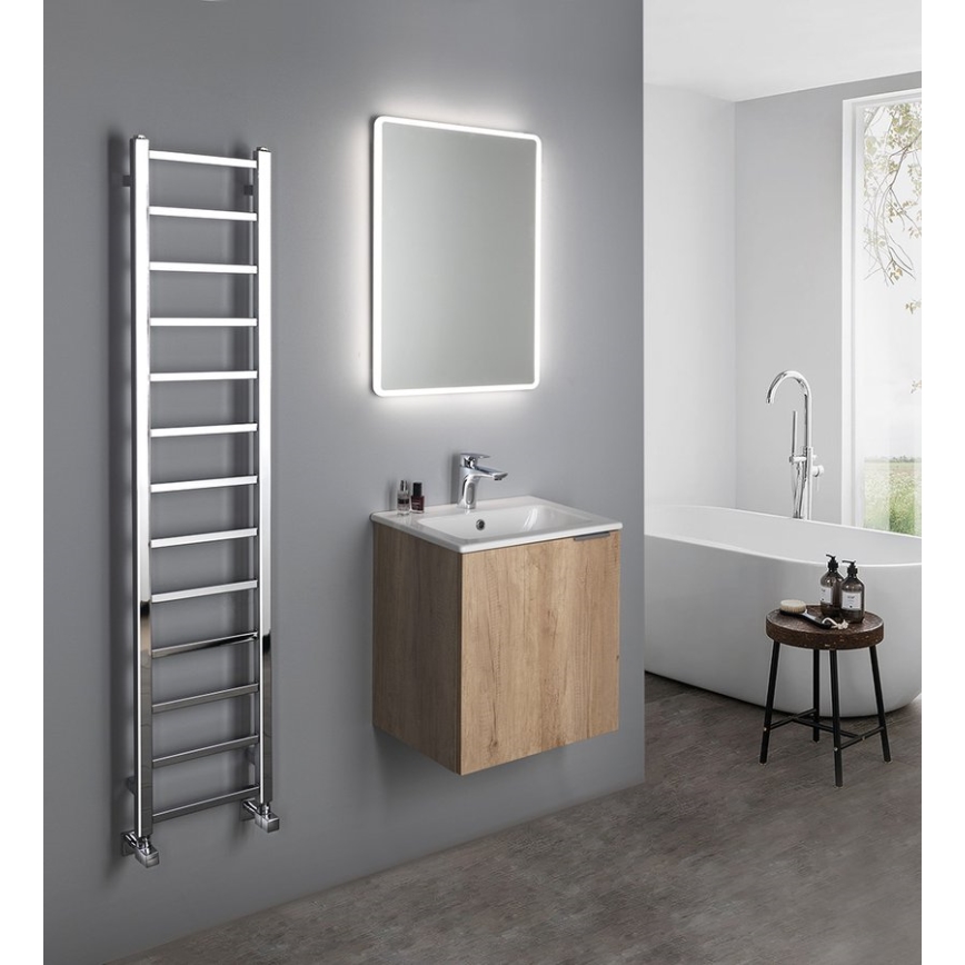 Sapho - Kupaonski radijator METRO LIGHT 276W/230V 30x150 cm sjajni krom