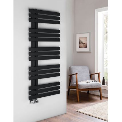 Sapho - Kupaonski radijator SILVANA 124x50 cm mat crne boje