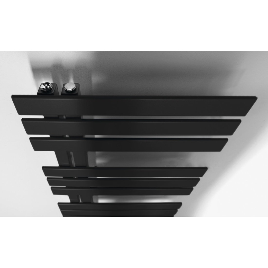 Sapho - Kupaonski radijator SILVANA 124x50 cm mat crne boje