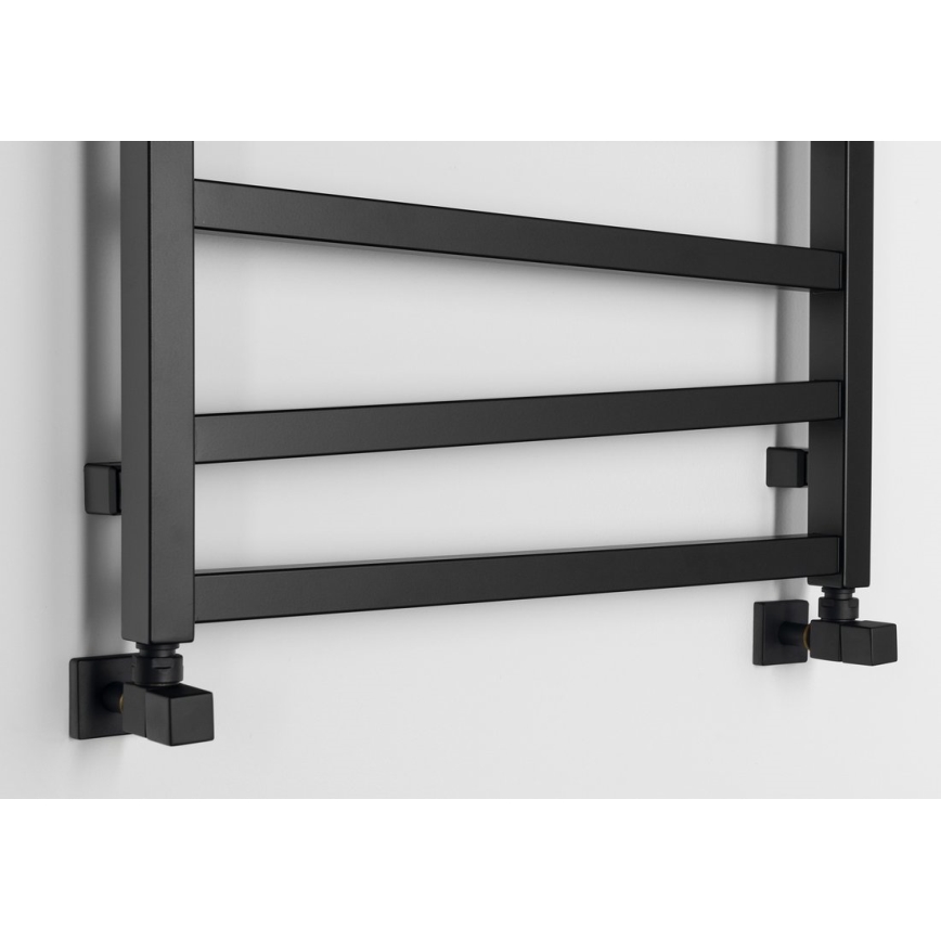 Sapho - Kupaonski radijator ZIG 133x60 cm crna