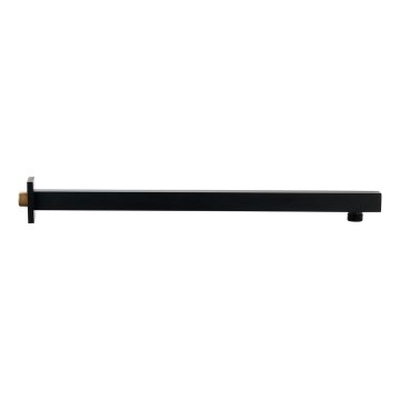Sapho - Kvadratna tuš ručica 40 cm mat crna