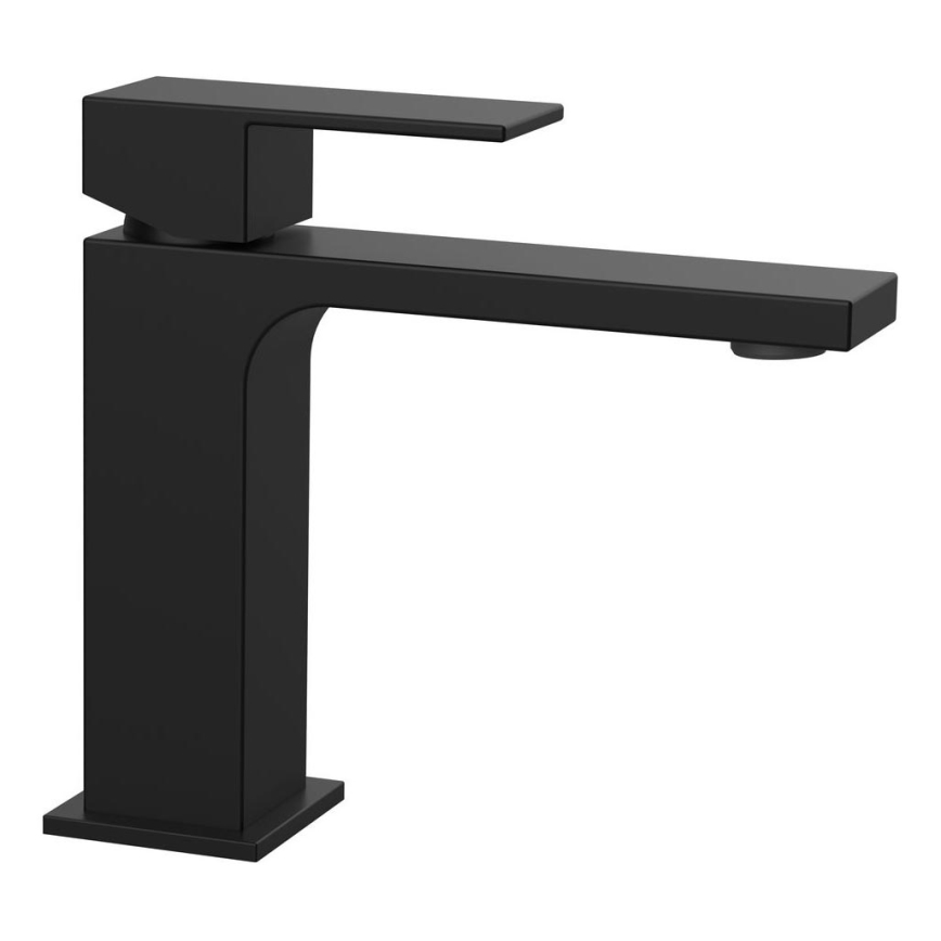 Sapho - Miješalica za umivaonik CUBEMIX 15,3 cm mat crna