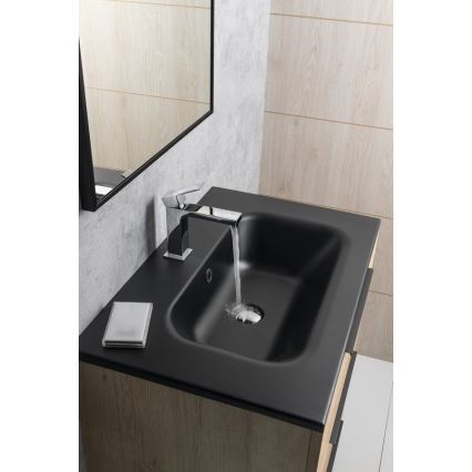 Sapho - Miješalica za umivaonik CUBEMIX 15,3 cm sjajni krom