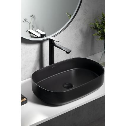 Sapho - Miješalica za umivaonik PAX 31,5 cm mat crna