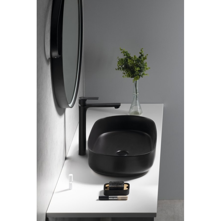 Sapho - Miješalica za umivaonik PAX 31,5 cm mat crna