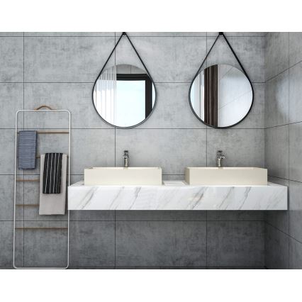 Sapho - Nadgradni umivaonik 58x36 cm beton/bež