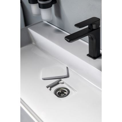 Sapho - Nadgradni umivaonik GODIVA 68x44 cm mramor/bijela