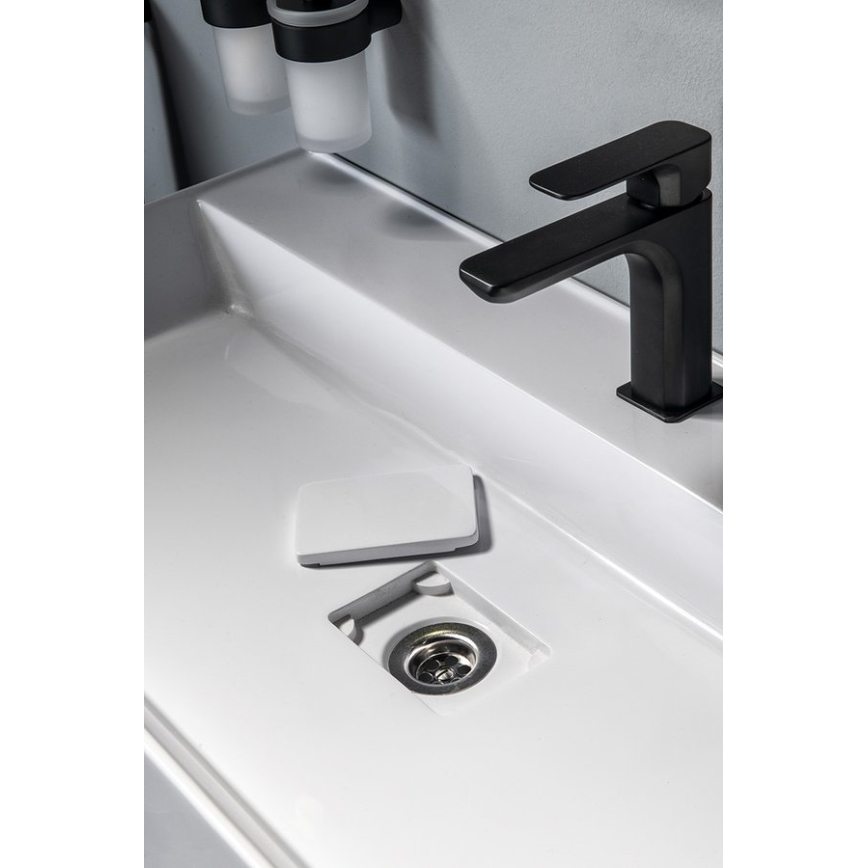 Sapho - Nadgradni umivaonik GODIVA 68x44 cm mramor/bijela