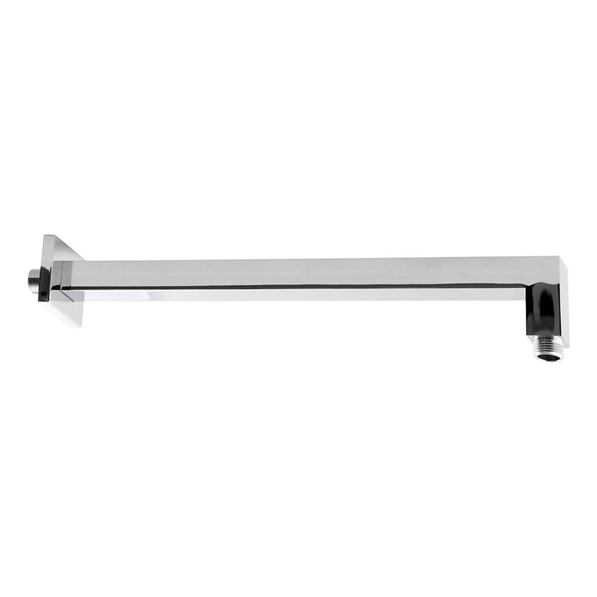 Sapho - Nosač za tuš ružu pravokutni 40 cm sjajni krom
