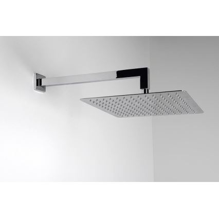 Sapho - Nosač za tuš ružu pravokutni 40 cm sjajni krom