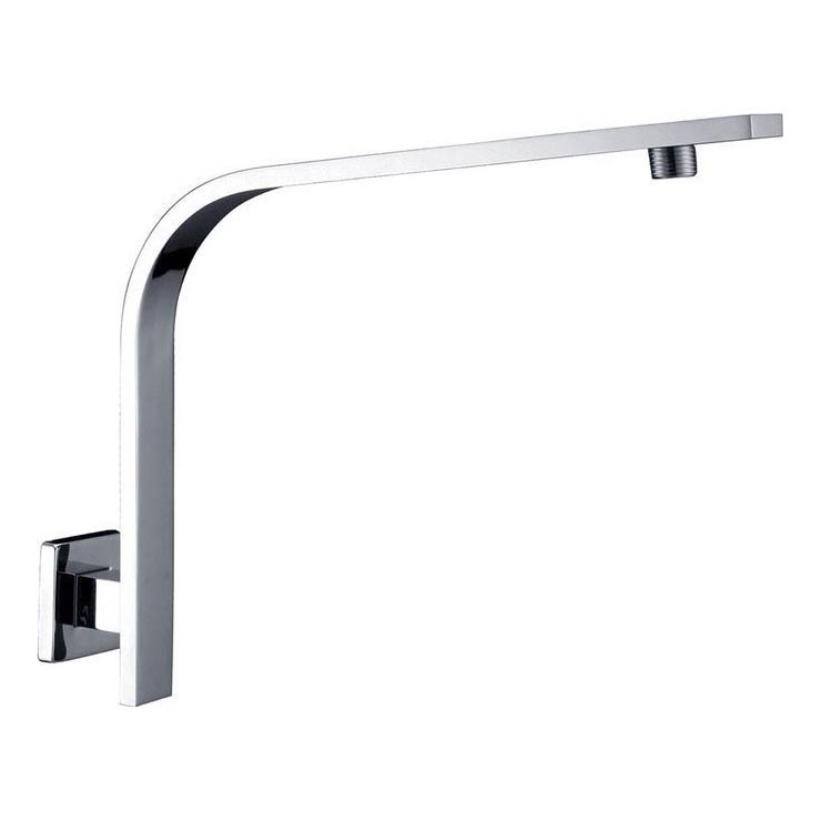 Sapho - Nosač za tuš ružu uglato 33 cm sjajni krom