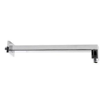 Sapho - Nosač za tuš ružu uglato 40 cm sjajni krom
