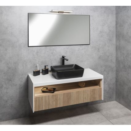 Sapho - Ogledalo u okviru AROWANA 50x80 mat crno