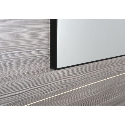 Sapho - Ogledalo u okviru AROWANA 50x80 mat crno