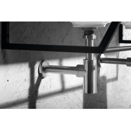 Sapho - Sifon za umivaonik MINIMAL matni nehrđajući čelik