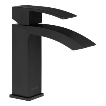 Sapho - Slavina za umivaonik GINKO 15,6 cm, mat crna