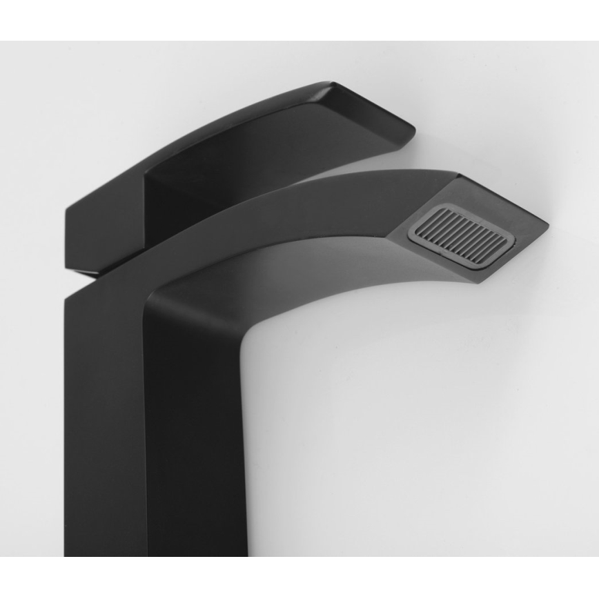 Sapho - Slavina za umivaonik GINKO 15,6 cm, mat crna