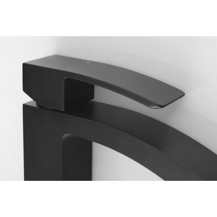 Sapho - Slavina za umivaonik GINKO 15,6 cm, mat crna