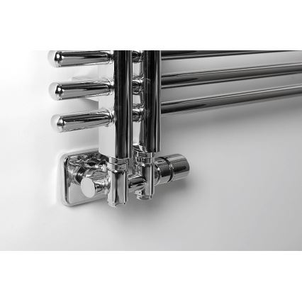 Sapho - Priključni termostatski set za središnji priključak TWIN COMBI desna/sjajni krom