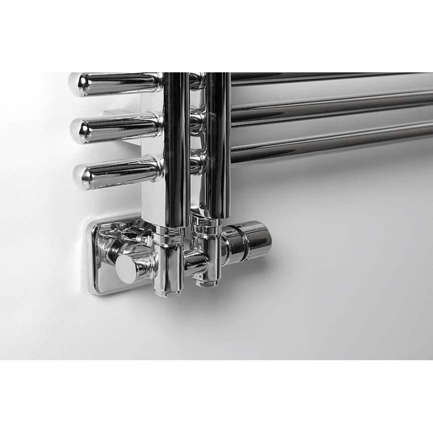 Sapho - Priključni termostatski set za središnji priključak TWIN COMBI desna/sjajni krom