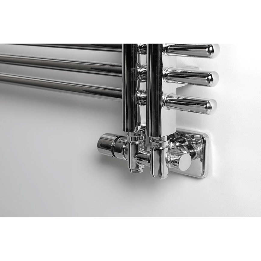 Sapho - Priključni termostatski komplet za središnje priključenje TWIN COMBI lijevi/sjajni krom