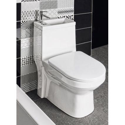 Sapho - Toaletno sjedalo HYGIE SoftClose bijelo