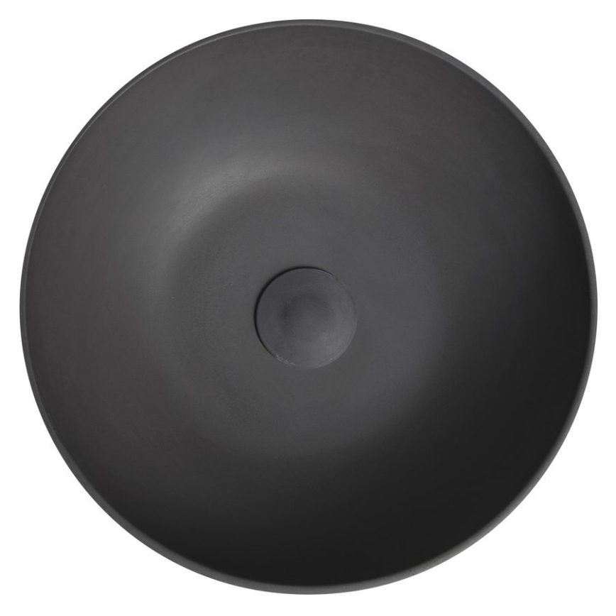 Sapho - Umivaonik na ploču FORMIGO promjer 39 cm beton/antracit