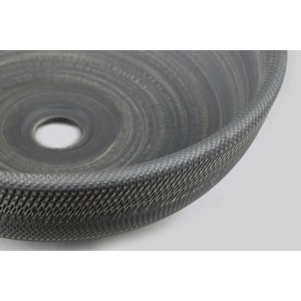 Sapho - Umivaonik za postavljanje na ploču PRIORI Ø 41 cm keramika/siva