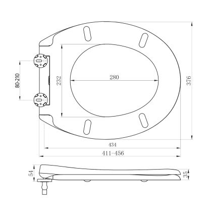 Sapho - WC daska ADINA SoftClose bijela