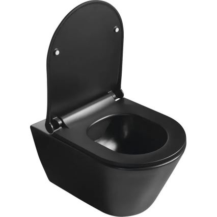Sapho - WC daska SoftClose AVVA SLIM mat crne boje