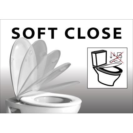 Sapho - WC daska SoftClose EDITA bijela