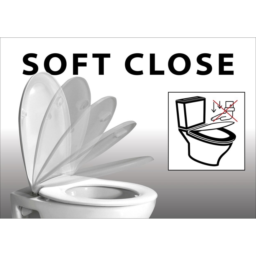 Sapho - WC daska SoftClose EDITA bijela