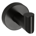 Sapho - Zidna kukica X-ROUND 5,5x6,5 cm crna
