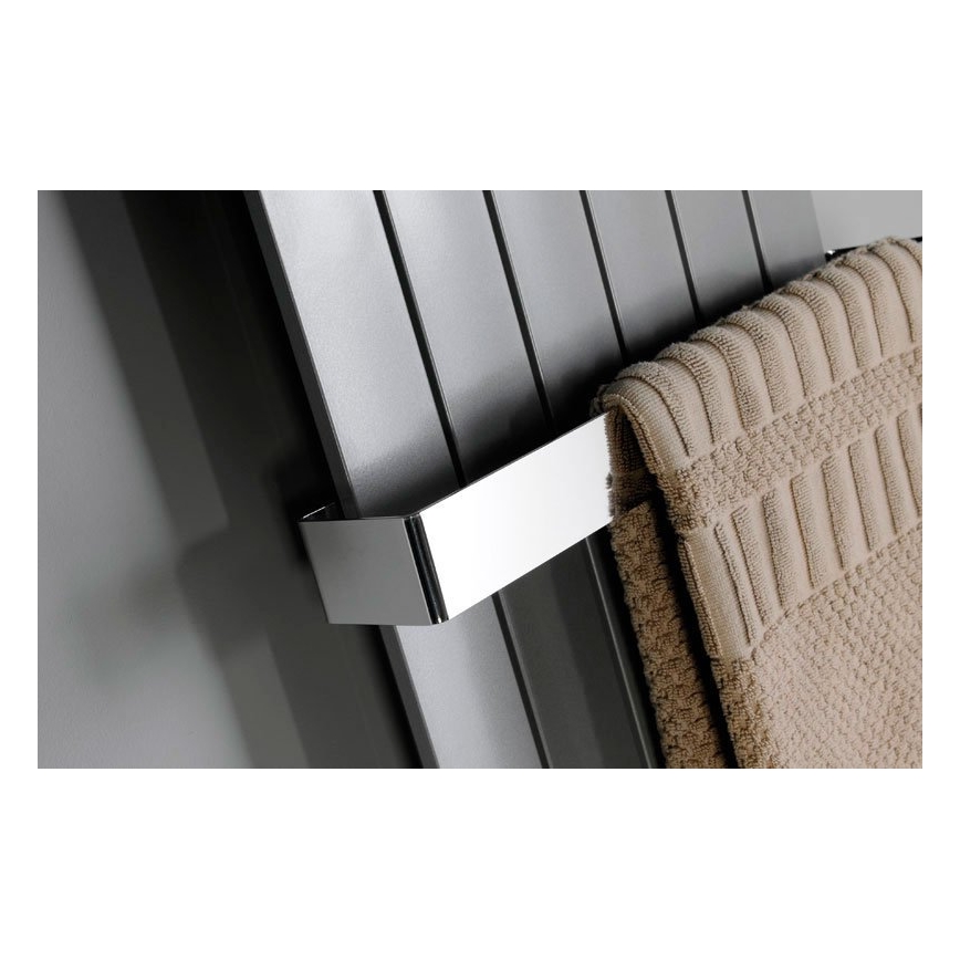 Sapho - Zidni držač za ručnike COLONNA 8x65 cm brušeni nehrđajući čelik
