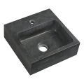 Sapho - Zidni umivaonik BLOK 30x30 cm antracit