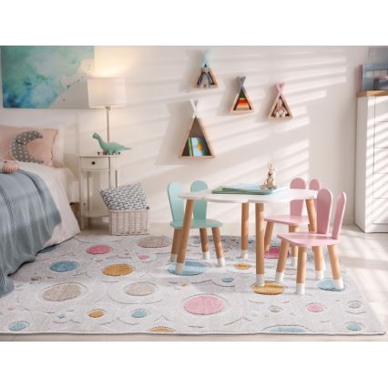 Šareni dječji tepih PIAR 80x150 cm s točkicama