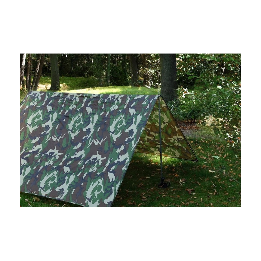 Šatorsko krilo 2x3 m PU 2000 mm maskirna
