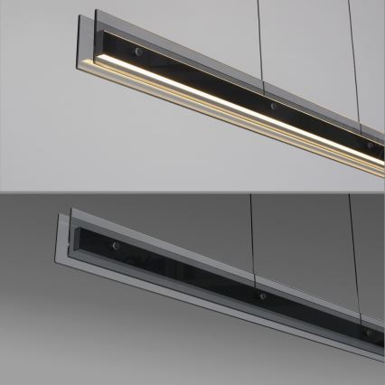Schöner Wohnen 11316-18 - LED luster na sajli s mogućnošću prigušivanja LENA LED/32W/230V 105 cm crna