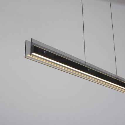 Schöner Wohnen 11316-18 - LED luster na sajli s mogućnošću prigušivanja LENA LED/32W/230V 105 cm crna
